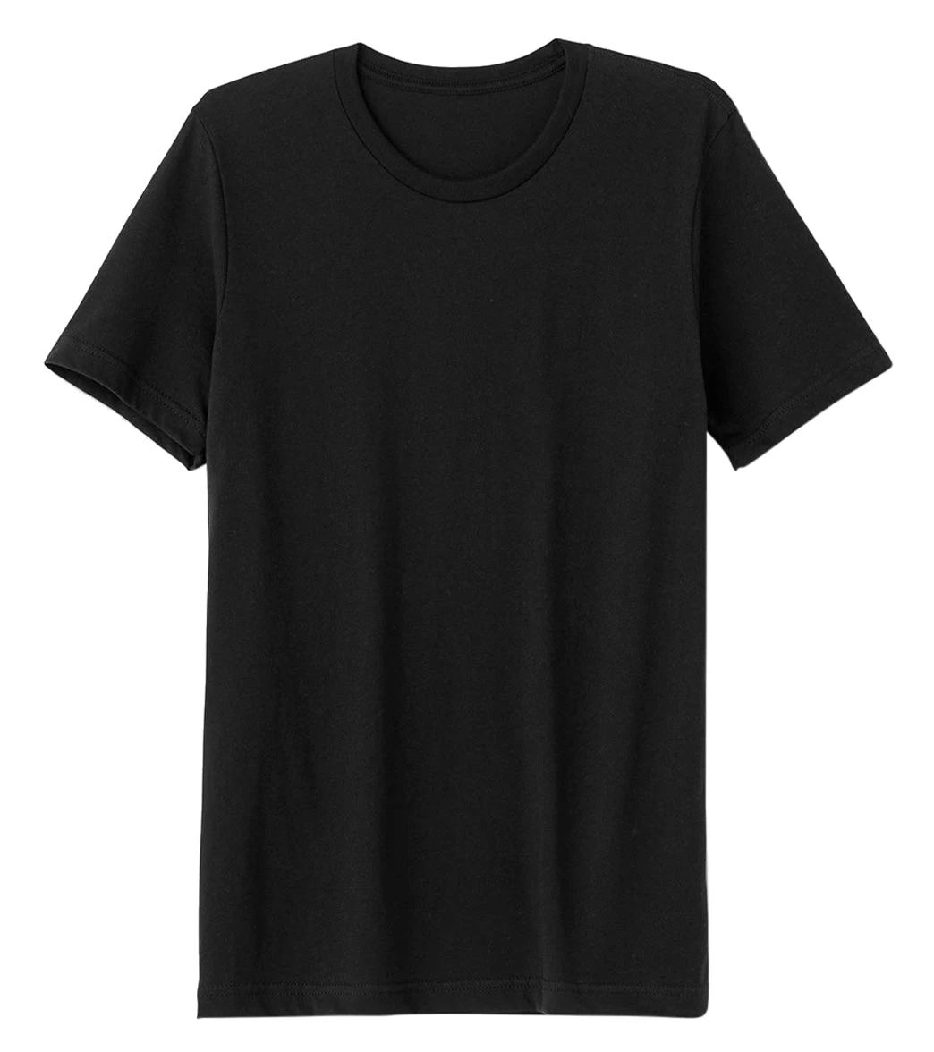 Bella + Canvas The Crew Tee Solid Black Triblend - Image 3