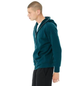 Bella + Canvas Total Zip Hoodie Atlantic