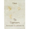 TAI Jewelry Constellation Stud Pack Capricorn