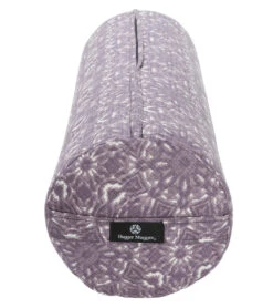 Hugger Mugger Round Printed Yoga Bolster Celestial Plum