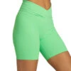 Year Of Ours Ribbed V Waist Biker Shorts Summer Green