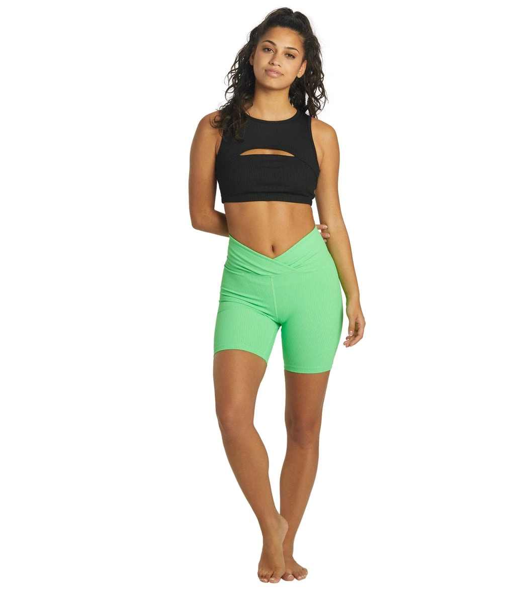 Year Of Ours Ribbed V Waist Biker Shorts - Image 8