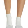 Alo Yoga Performance Tab Sock White/Dove Grey