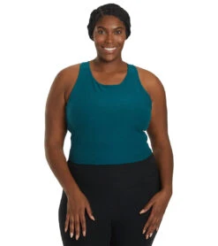 Beyond Yoga Plus Size Spacedye Focus Cropped Tank