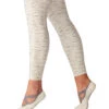 Tavi High Waisted Eyelet 7/8 Yoga Leggings Sand Stone