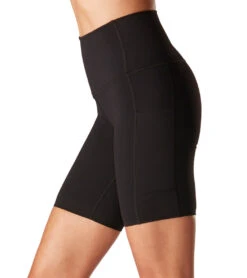 Tavi Stash & Dash Biker Shorts Ebony