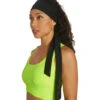 Alo Yoga Fresh Mesh Tie Headband Black