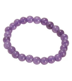 Yak & Yeti Amethyst Beaded Bracelet Purple