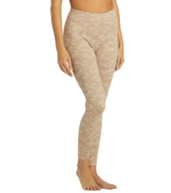 Spiritual Gangster Love Sculpt Jacquard Leggings Quartz Floral Jacquard Print