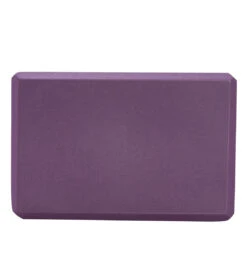 Halfmoon 4" Foam Yoga Block Plum