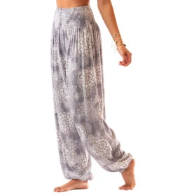 Lotus And Luna Mandala Paisley Harem Pants Lavender