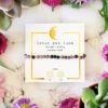 Lotus And Luna Strength + Healing Bracelet Gray/Black