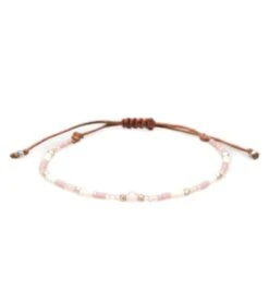 Lotus And Luna Love Rose Quartz Goddess Bracelet