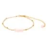 Lotus And Luna Love Rose Quartz Stone Of The Earth Bracelet