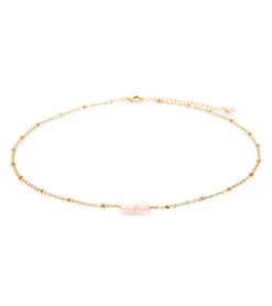 Lotus And Luna Love Rose Quartz Stone Of The Earth Necklace
