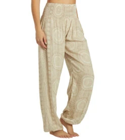 Lotus And Luna Mandala Harem Pants Simply Taupe