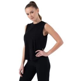 NUX Keyhole Sleeveless Black