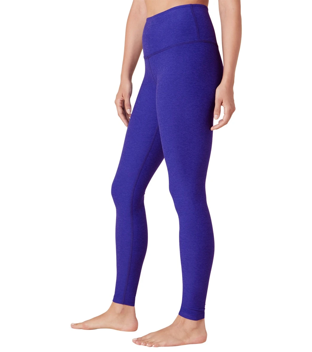 Beyond Yoga Spacedye High Waisted Long Yoga Leggings Sapphire Blue Heather - Image 3