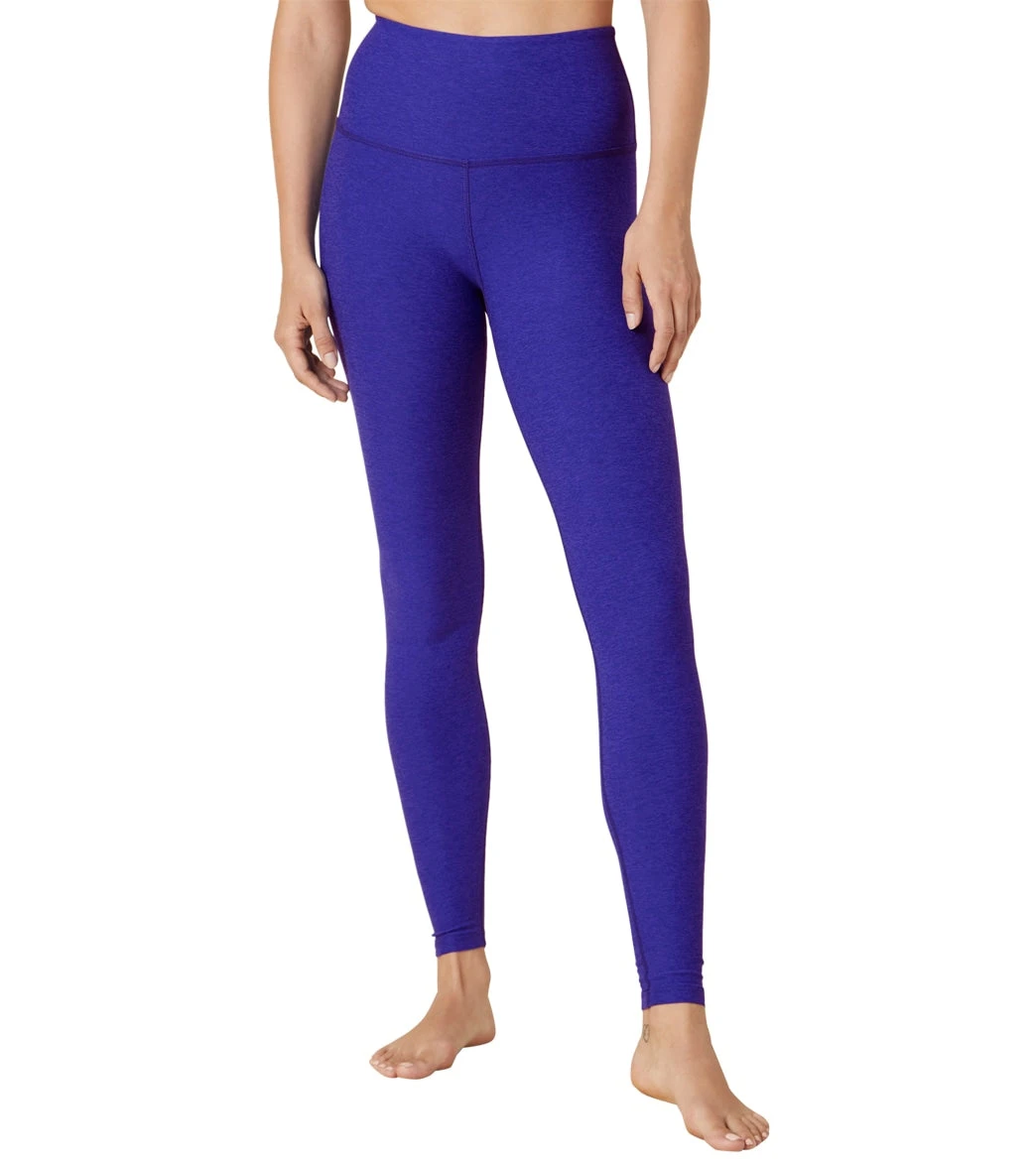 Beyond Yoga Spacedye High Waisted Long Yoga Leggings Sapphire Blue Heather - Image 4