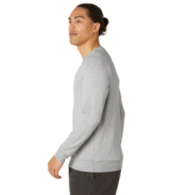 Beyond Yoga Always Beyond Pullover Crew Light Heather Gray