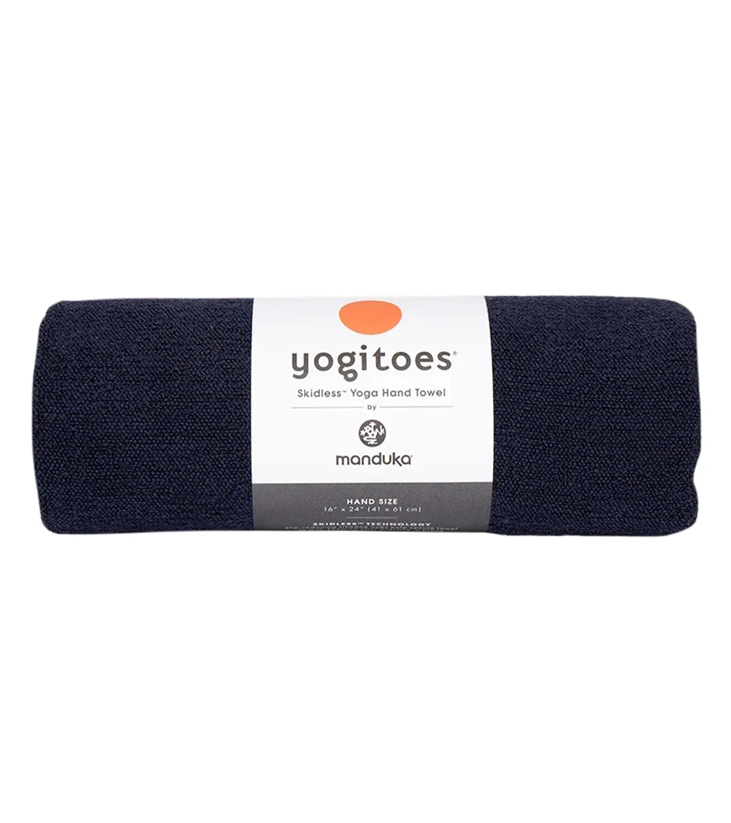 Manduka Yogitoes® Yoga Hand Towel Midnight - Image 2