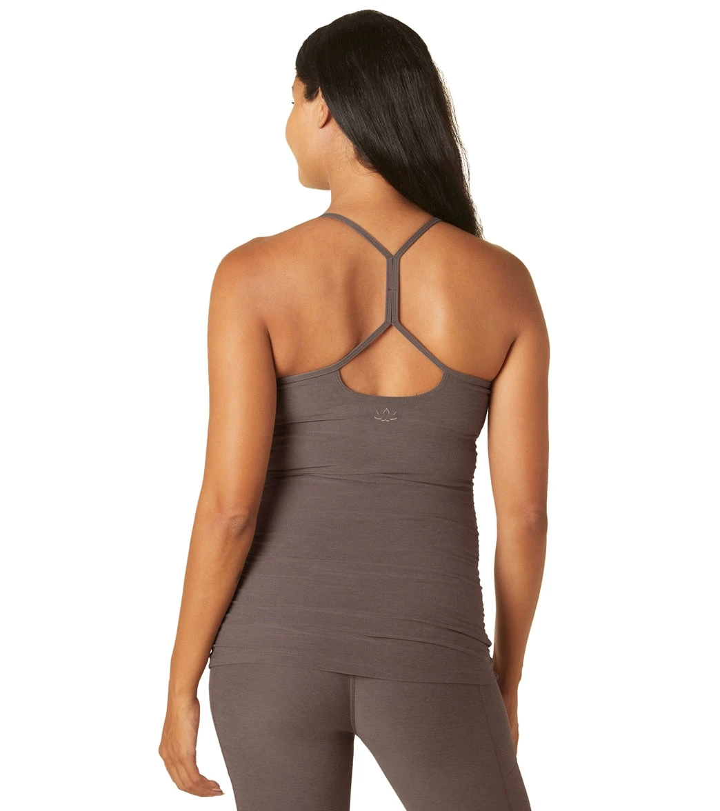 Beyond Yoga Maternity Spacedye Slim Racerback Tank Woodland Heather - Image 2