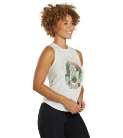 Spiritual Gangster Eternal Optimist Muscle Tank Stone