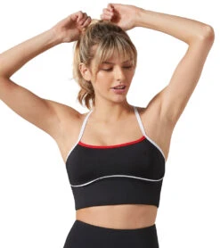 Lilybod Billie Long Line Bra Tarmac Black