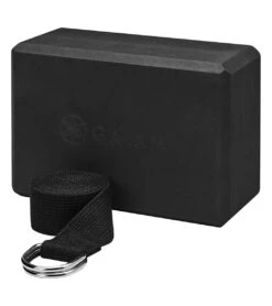 Gaiam Block/Strap Combo Black