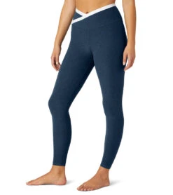 Beyond Yoga Spacedye Outlines High Waisted Midi Legging Nocturnal Navy-Cloud White