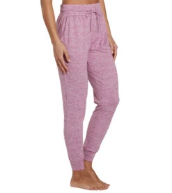 Tavi Brushed Knit HW Jogger Berry Space Dye