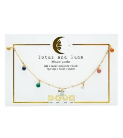 Lotus And Luna Master Healer Dewdrop Necklace Multi
