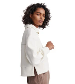 Varley Ramona Half Zip Whisper White