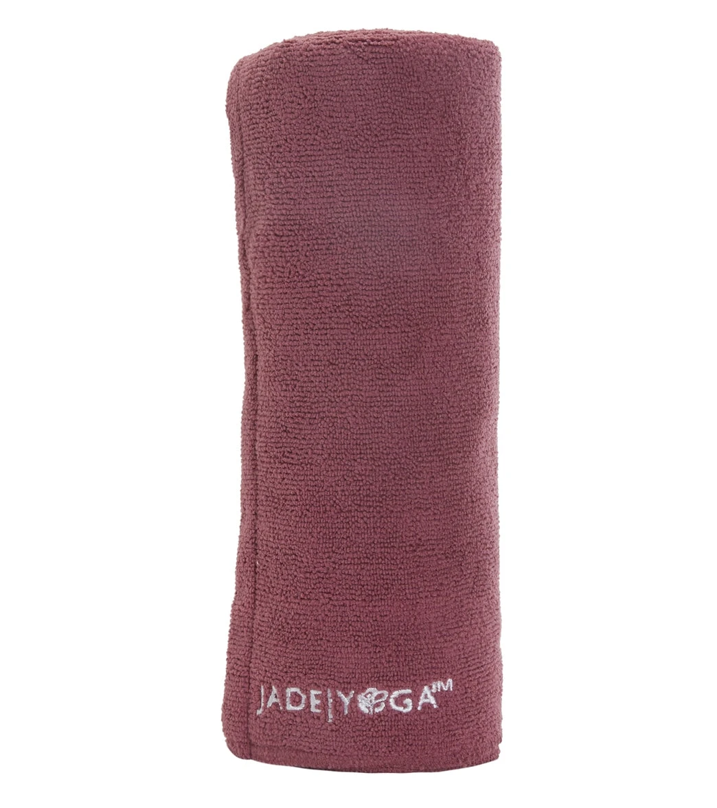 Jade Yoga Microfiber Mat Towel 72" Raspberry