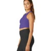 Beyond Yoga Spacedye Motivate Cropped Tank Ultra Violet Heather