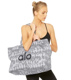 Alo Shopper Tote Grey Tiedye