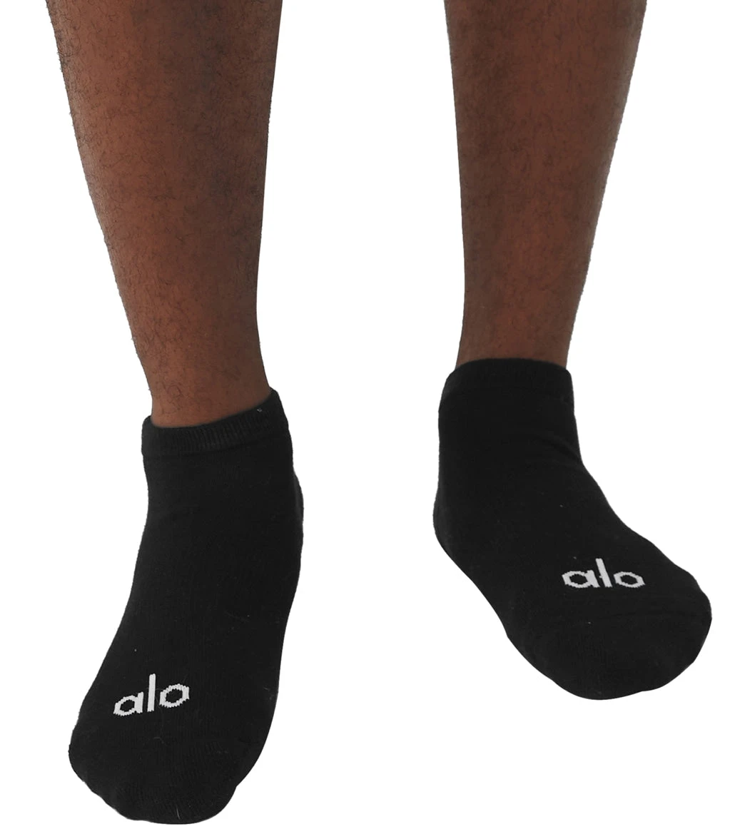 Alo Men's Street Sock Black/White - Image 3
