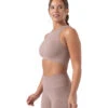 NUX One By One Seamless Yoga Crop Top Santa Fe