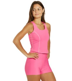 Year Of Ours The Tread Crop Malibu Pink