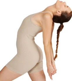 Cream Yoga Andrer Bodysuit Stone