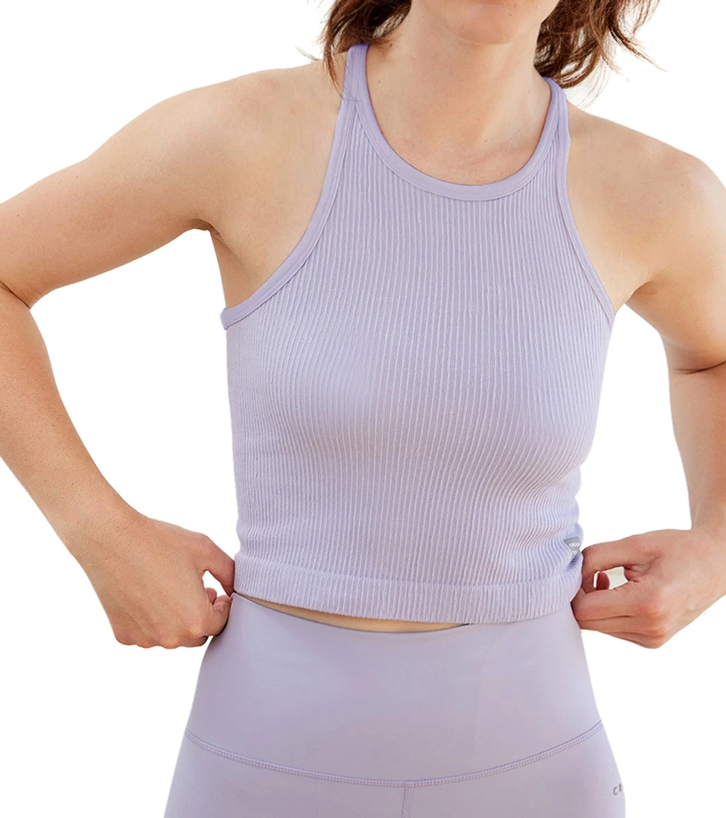 Cream Yoga Claire Racer Back Tank Top - Image 4