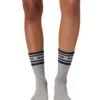 Spiritual Gangster Warrior Crew Sock Heather Grey