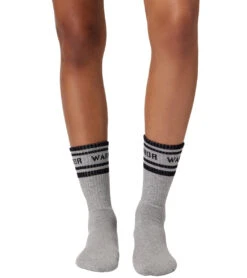 Spiritual Gangster Warrior Crew Sock Heather Grey