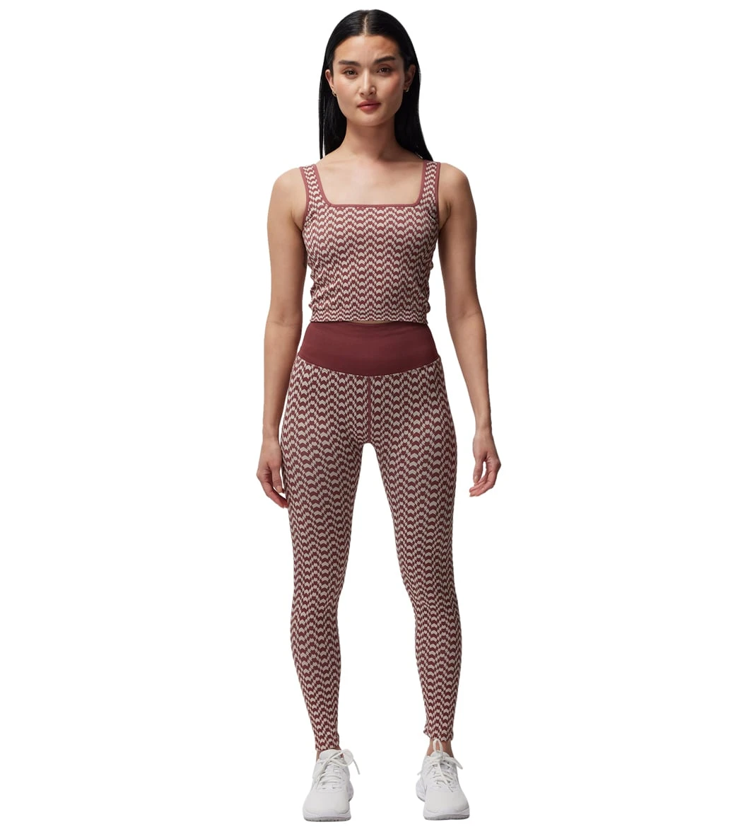 Spiritual Gangster Athena Seamless Jacquard Crop - Image 3