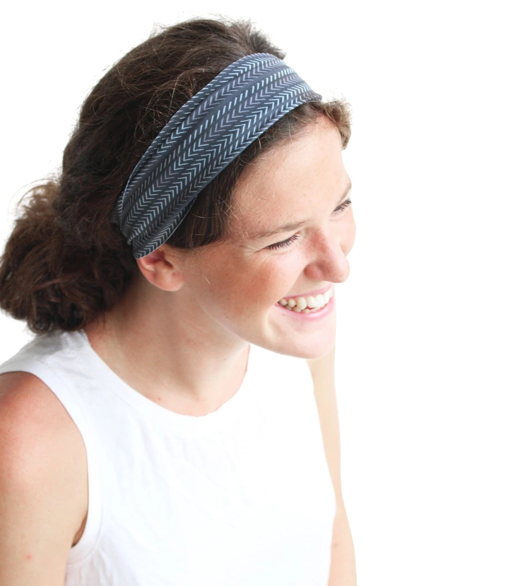 Aruna Project Reshma Headband Lilac Herringbone - Image 2