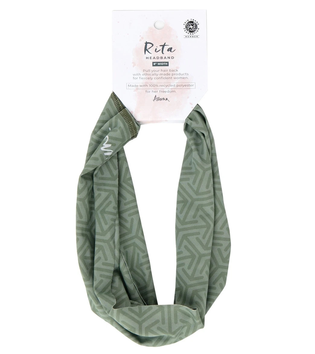 Aruna Project Rita Headbands Army Green Arrows - Image 3