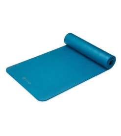 Gaiam Fitness Mat, 10mm Blue