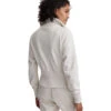 Varley Alisa Zip Through Ivory Marl