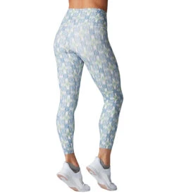 Tavi High Waisted 7/8 Yoga Leggings Sky Ikat